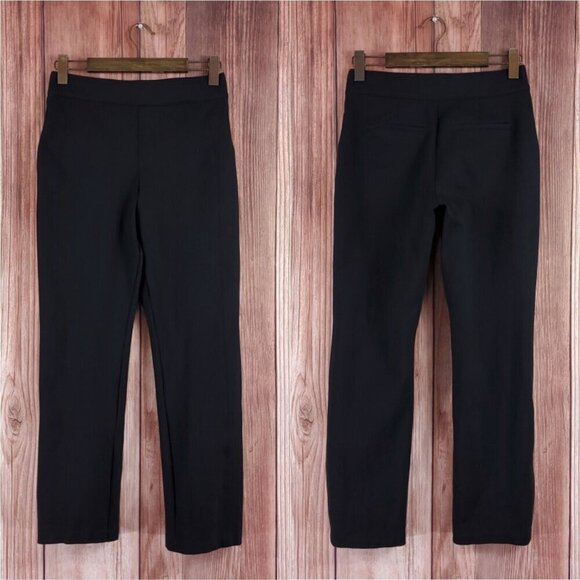 Spanx Womens Size Medium The Perfect Pant Slim Straight Stretch Black 20254R - Picture 1 of 10